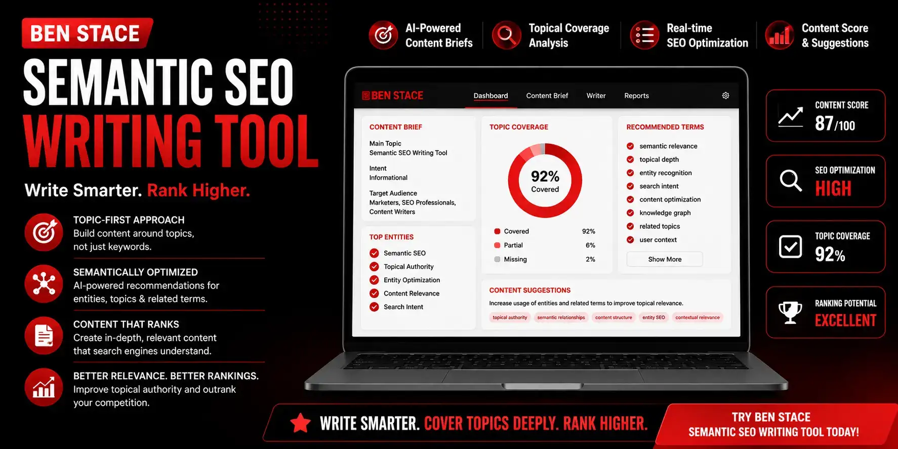 Ben Stace Semantic SEO Writing Tool for Better Ranking